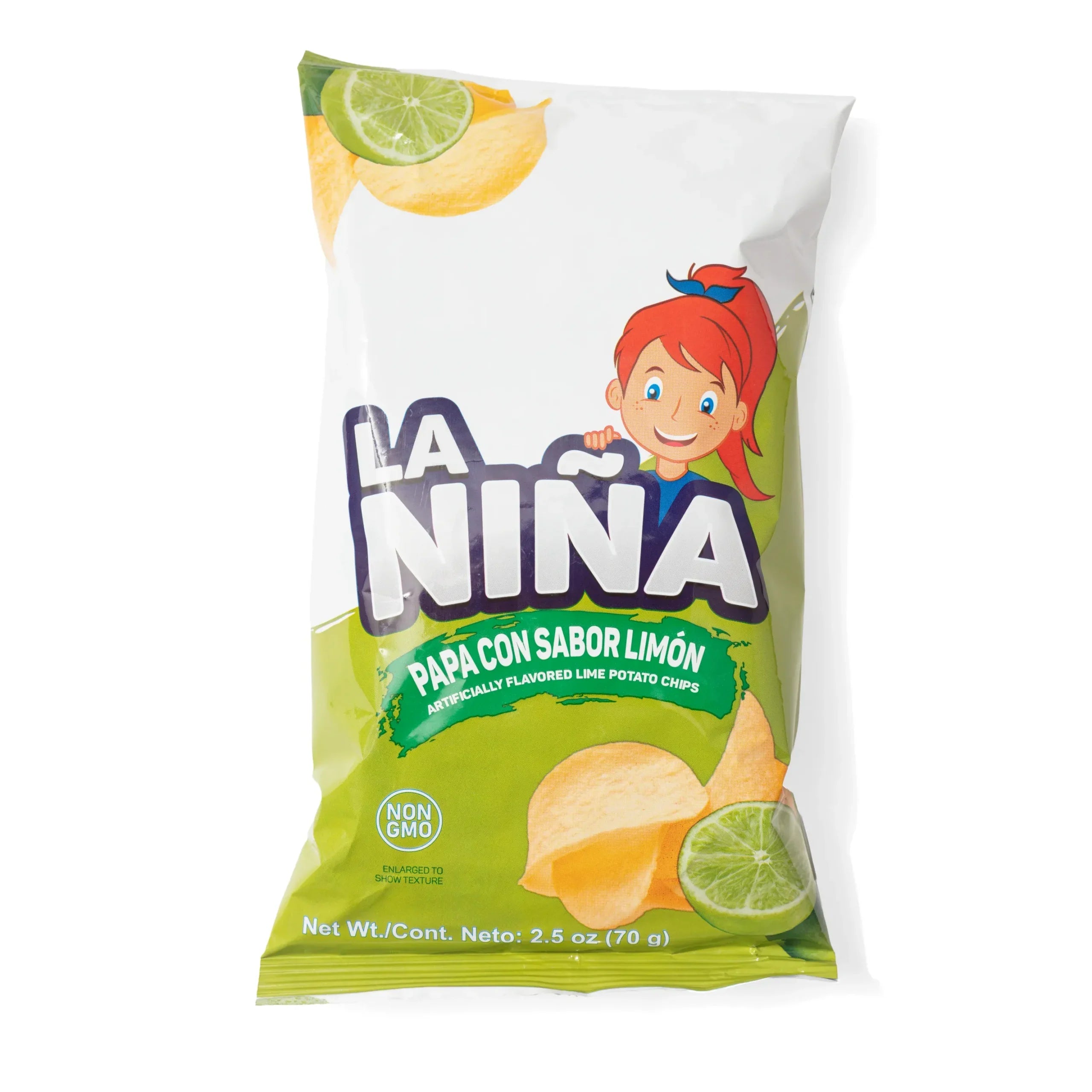 La Niña Papa Con Sabor Limón